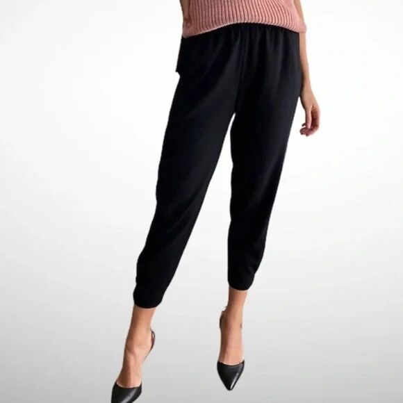 Aritzia Babaton Dexter Pant Jogger Slim Fit Black Size M - Picture 2 of 8